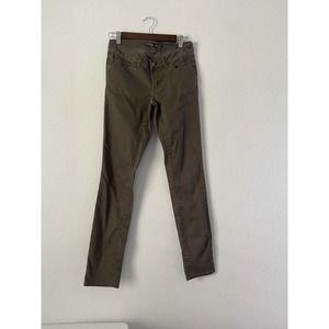 prAna Jeans Womens 2 Brown Kara Pant 2/26 Low‎ Rise Hiking Outdoor W4KARA115
